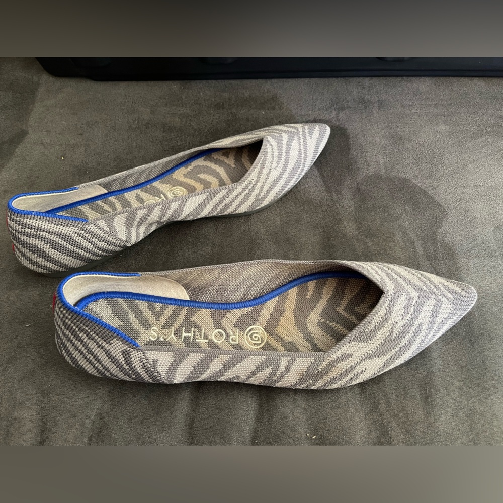 Rothy’s Retired Zebra Print Size 9.5 - image 2